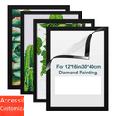 diamond painting 30 x 40 frame magnetic magnetic art frame pvc wall stickers photo frame spot