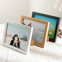 Wooden photo frame table simple photo wall 7810 inch a3 inch a4 inch picture frame wall wedding dress frame ornaments