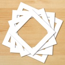 厂家 批发实木相框卡纸 相框专用卡纸 多宫格卡纸7寸10寸
