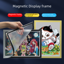 Magnetic children's picture frame wall mounted magnetic photo frame wall stickers 4K8K display frame non-perforated magnetic award