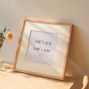 Pure solid wood wall hanging picture frame simple modern A4 setting table photo frame A3 4K puzzle poster frame sketch frame