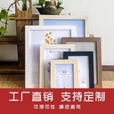 Picture frame solid wood photo frame table 5678 inch 10A4 mounted picture frame A3 inch a4 inch 4 open 8K Wall