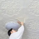 Ceiling stickers 3d self-adhesive wall stickers roof ugly ceiling roof waterproof wallpaper ceiling decorative wallpaper