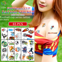 Waterproof Sweat Fan Games European World Cup Club Face Match Sticker Football Tattoo Sticker