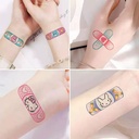 Custom Color Bear Fun Band-Aid Tattoo Sticker Scar Cover Cute Soft Cute Children's Fun Cartoon Pattern