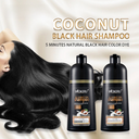 玛奇诺黑色椰子油染发剂遮盖白发染发膏一支黑植物染发剂代发跨境