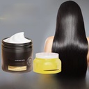 Positive color black diamond Caviar free steaming film dyeing and ironing repair dry smooth hair conditioner to improve frizzy hair film