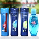 Qingyang men's anti-dandruff shampoo water refreshing oil control mint travel portable small bottle sample female 100g
