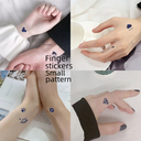 Herbal Juice Small Fresh tattoo Sticker Cute Student Finger ins Style Semi-Permanent tattoo Sticker