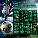 Luminous Football Tattoo Sticker Waterproof European World Cup Fans Club Temporary Face Sticker