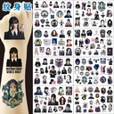 8 American TV series Wednesday tattoo stickers water transfer tattoo stickers birthday party gift stickers