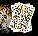 quick-hair leopard gilding tattoo stickers metal re-wind Party Party water transfer stickers tattoo