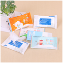 Factory advertising wipes hotel catering 10 pieces of wet tissue disposable multi-piece wet tissue printing LOGO