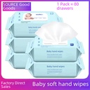 Baby Wipes 80 pumping with cover baby hand mouth wipes born infant adult wet tissue