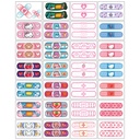 Children's Fresh Band-Aid Tattoo Stickers ins Cartoon Cute Girl's Face Arm Band-Aid Paper