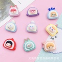Cartoon Bubble Mart Sweet Bean Series Cream Gel Resin Accessories diy Handmade Hairpin Headwear Mobile Phone Shell Patch