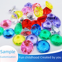 Acrylic simulation Diamond diy jewelry children's treasure archaeological gem pendant amusement park gem plastic gem