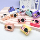 Creative Mini Cartoon Bubble Mart Camera Childish diy Cream Glue Homemade Mobile Phone Case Accessories Resin Accessories