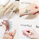 supply fresh tattoo stickers cute fun male and female student finger stickers ins style stickers