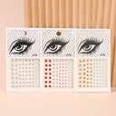 Eye Patch Eyebrow Patch Diamond Corner Patch Forehead Face Rhinestone Patch Acrylic Patch Diamond Children's Makeup Dance