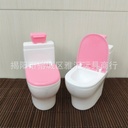 Barpyrene Doll Toilet Tissue Box Simulation Toy Toilet Plastic Accessories Girls Play House Gifts