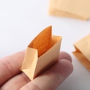 1:12 doll house mini packaging bag Kraft paper bag miniature food play ornaments baking bag