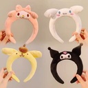 Bubble Mart Sanrio Hair Hoop Women's Internet Celebrity Cute Hair Band High Cranial Top Head Hoop Cartoon Super Cute Hair Card