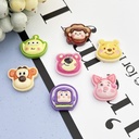 Solid color resin cartoon hole shoes mobile phone hairpin hair accessories tea cup DIY handmade cream glue accessories