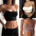 Summer Women's Solid Color Sexy Strap Navel Backless Vest