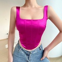 Spring Top Women's Street Sexy Waist Wrap Chest Fishbone Corset Camisole Vest Corset