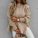 e-commerce autumn and winter loose lazy wind long sleeve pullover knitted sweater women