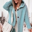 hooded sweater hat collar temperament commuter loose cardigan women's sweater large size women's manufacturers