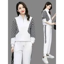 Fashion Sportswear Suit Women's Spring Spring and Autumn Wear Thin Sweatshirt Loose Casual Two-piece Set