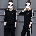 731 Spring and Autumn 200 Jin Sports suit Women's Spring and Autumn Korean plus size Casual Wear Long Sleeve suit