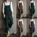 autumn and winter corduroy explosions solid color casual long suspenders