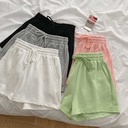 plus size chubby girl sports shorts women's summer Korean style loose home casual home wide leg hot pants