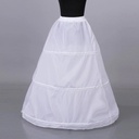 Wedding dress support skirt floor-length small skirt support three steel elastic waist yarn-free three-ring pettiskirt underskirt factory direct supply