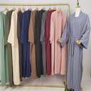 跨境女装速卖通亚马逊中东迪拜土耳其两件套装大码连衣裙FY124480