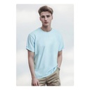 Shanghai D warehouse 180g 76000 with cotton side seam short sleeve men's T-shirt Tide brand blank solid color base shirt