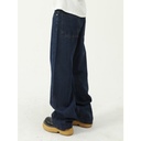 MTLCLOTHES Men's Wear | Four Seasons New Korean Dark Blue Mid-waist Slimming Jeans for Men and Women