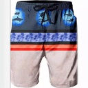 夏威夷跨境沙滩裤男外贸短裤运动裤速干欧美3d数码印花图案