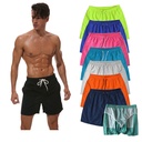 Four-point Shorts 17 Color 100 Polyester Beach Pants with Lining Men's Sports Surfing Men's Beach Pants