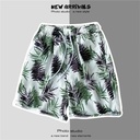 Summer Seaside Vacation Floral Pants Men's Five-point Casual Large Size Hawaiian Shorts Loose Beach Pants k1116