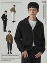 APO Men's | Thickened Knitted Sweater Men's Winter Anti-Pilling Knitted Sweater Men's Loose Cardigan Jacket