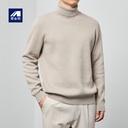 Mohmack Basic Solid Color Sweater Turtleneck Sweater Men's Autumn and Winter Men's Base Sweater 20005