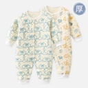Baby's Jumpsuit Cotton Long-sleeved Pajamas born Clothes Autumn and Winter Bag Fart Clothes for born Boys