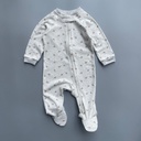Class A generation of baby two-way zipper baby climbing clothes Spring and Autumn long sleeve foot-covered jumpsuit