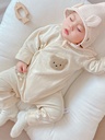 Spring children's clothing baby born clothes baby jumpsuit born class a monk clothing ins style autumn and winter