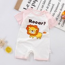 girls summer cotton baby jumpsuit Korean ins climbing clothes baby fart clothes a generation of hair