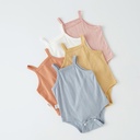 Sling sheath summer baby vest thin born pure cotton baby Summer Triangle romper men and women jumpsuit